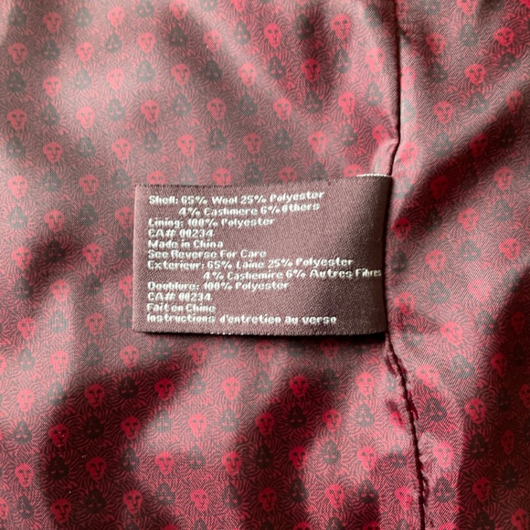 Wool coat  - Anne Klein - size S - Red - Picture 3 of 3